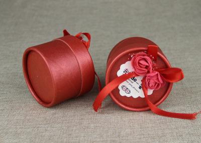 Chine Revêtement aqueux UV pliable de boîte de papier faite sur commande ronde d'emballage de Noël à vendre