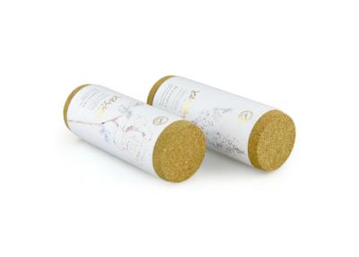 China Cosmetic Cardboard Tube Packaging Matte Lamination With Cork Lid for sale