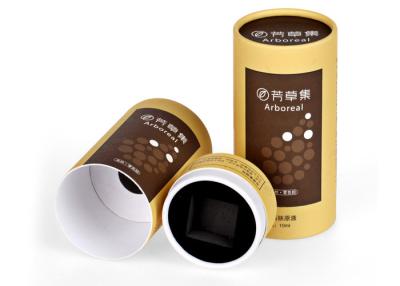 中国 ペーパー管の包装の環境fridendly 黄色い印刷物の Fpr のハーブ茶を曲げる帽子 販売のため