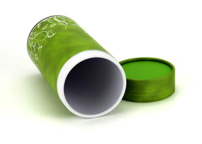 China Tea Herb Paper Tube Packaging Flexible Gloss / Matt Lamination for sale