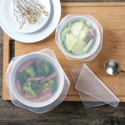 China Food Grade Wrap Suction Seal Silicone Food Cling Film for sale