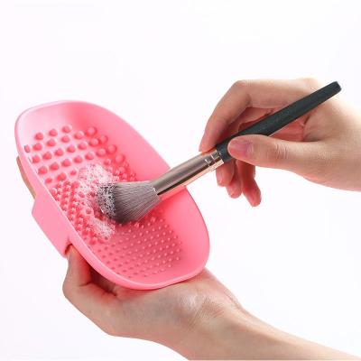 China Lash Blackhead Cleaning Eyelash Nose Silicone Makeup Brush Cleaner for sale