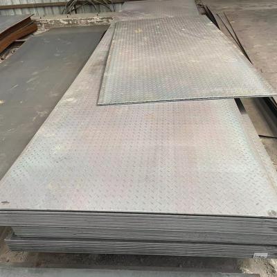 China 3.0mm Inox 304 Stainless Steel Flat Checkered Sheet  Floor Plate With Willow Leaf Pattern for sale