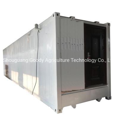 China                  Nft/ Fodder Vertical Planting Hydroponic Farm Container with LED Lights              for sale