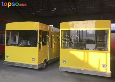 China Vendedores móveis personalizados do caminhão do alimento do parque temático do reboque do alimento 3 camadas da pavimentação à venda