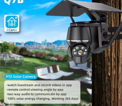 China H.265 Mp4 4g Wifi Security Camera Solar Ptz Ir Night Vision for sale