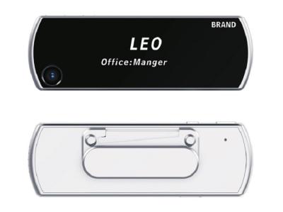 China Tipo magnético cámara de la insignia del soporte del clip del cuerpo para el personal de servicio de la logística del hotel del banco en venta