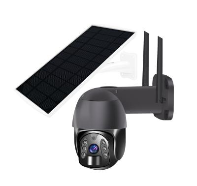 China 3G/4G LTE Wireless Solar Powered Security Camera Tuya Video Recorder Surveillance Camera for sale
