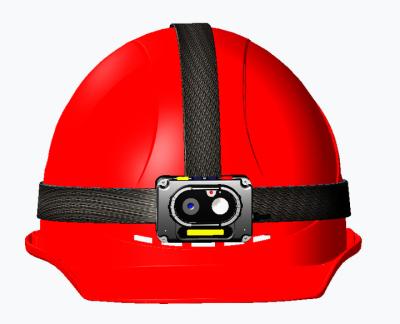 China 4G 4k Smart Railway Helmet Camera Explosion Proof LED Headlamps With Anti-Shake Camera for sale