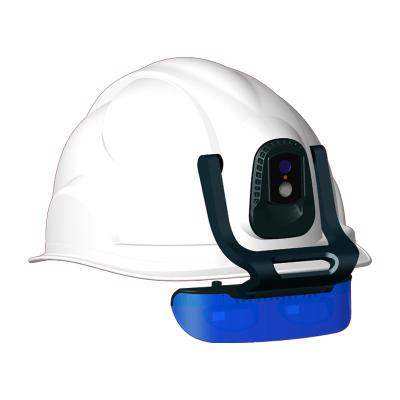 China AR Glass Hardhat 4G helmet AI Interaction GPS Live video Geo-Fencing  EIS Wireless Transmission Construction site for sale