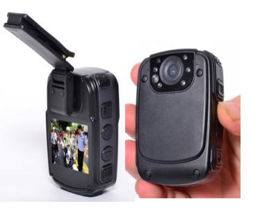 China 2'' Screen Police Wearable Camera , Night Vision Camera 130 Degree Wide Angle for sale