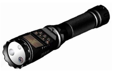 China Multi Function Police Security Flashlight 16 M With 120 Degree Wide Angle for sale
