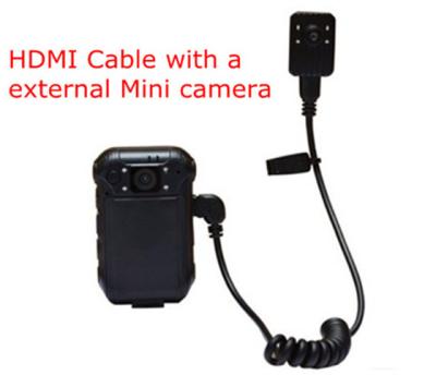 China External Mini Police Video Camera 2 Inch LCD TFT 960*240 5 Mega Pixel for sale
