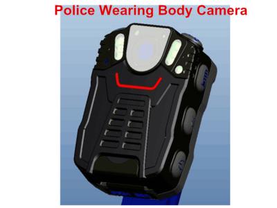 China Full HD Body Camera 32G TF Card , Black Police Video Camera 2.0 USB Port for sale