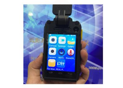 China Cámara gastada del cuerpo de la policía de Android5.1 4G WIFI Bluetooth GPS 140 grados de granangular con 3600 Mah Battery en venta