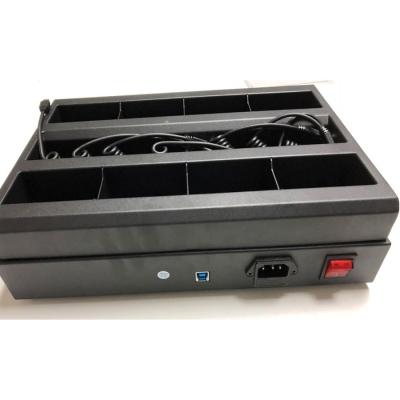 China 8 Ports Universal Docking Station Aluminum Charging Base For Police Body Camera Recorder for sale