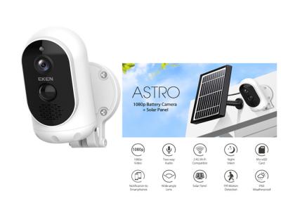 Chine Caméra de sécurité de batterie de Wifi de panneau solaire de PIR Motion Camera 3.2W pour la caméra extérieure IP67 à vendre
