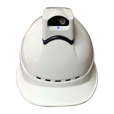 China Construction Safety Helmets mounted Video Camera 4G GSM Android GPS Live Tracking for sale