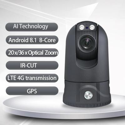 China Horizonted 360 4G Dome Camera High Speed 36X Optical Zoom 2T Large Storage for sale