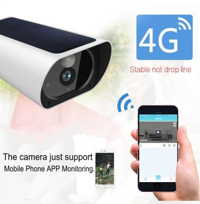 China Outdoor 4G Security Cameras Built in Solar Panel IP66 Waterproof for sale