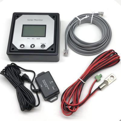 China DC24V to 24V Dual input DC solar In-vehicle battery charger controller LCD display BT function en venta