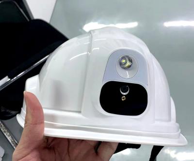 China MTK6739 SOS Helmet Camera 4G GPS Wifi Live Stream For Mining Construction for sale