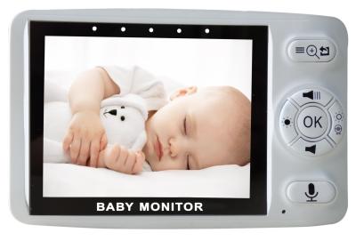 China 3.5 Inch Screen Wireless Baby Monitor HD 2 Way Intercom Builtin 1300MAH Li Battery for sale