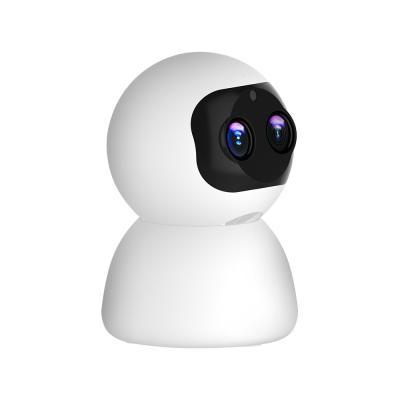 Chine Caméra bi-directionnelle d'IP de l'interphone 1080P PTZ WIFI de voix de vidéo surveillance binoculaire de PTZ à vendre
