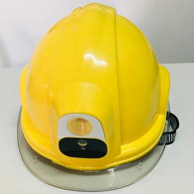 China Hard hat Safety helmet 4G Real-Time GPS wifi live streaming for Mining Construction end software server for sale