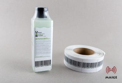 China White Waterproof 8.2 Mhz Security Labels Customized Size For Shopping Mall for sale