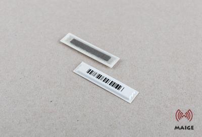 China 58KHz etiqueta suave S007 de la etiqueta del código de barras dr EAS para el sistema de alarma del supermercado en venta