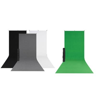 中国 Hot Sale X-Drop Portable Wrinkle-Resistant Photo Studio Photography Background Collapsible Green Screen Backdrop Kit (5' x 10') 販売のため
