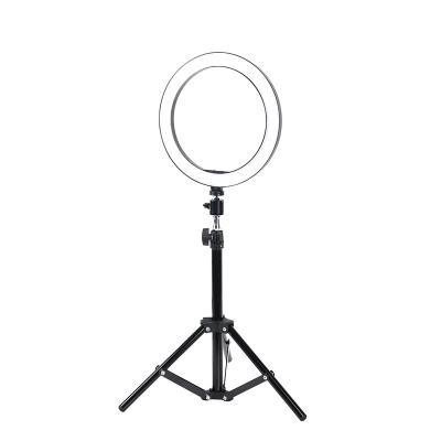 China LED dimmable ring circle light kit for selfie makeup and youtube webcast en venta