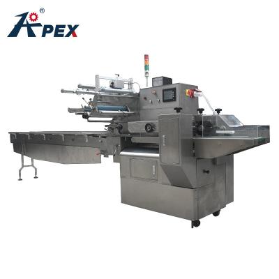 China Commercial Biscuit Pouch Packing Machine , Horizontal Bar Rusk Small Sachet Packing Machine for sale