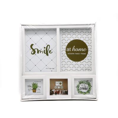 China Decorative Family Collage Photo Frames With Injection Molding Technique for sale