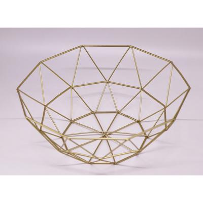 China Furnishing ODM Metal Wire Fruit Basket 1pc/Opp Bag for sale