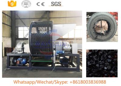 China Automatic used tire shredder recycling machine for rubber powder à venda