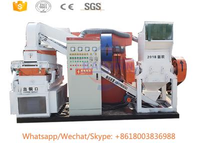 China Fio de cobre da sucata automática que recicla a máquina para fios automotivos e da motocicleta à venda