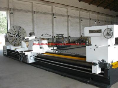 China Cylindrical Surface Turning Horizontal Lathe Machine With 16 Tons Load Capacity for sale