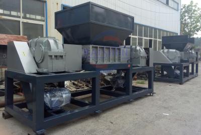 China Waste Sheet Metal Shredder , Double Shaft Aluminium Shredder Machine for sale