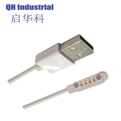 China 4pin 2.54mm Pitch Black  White ColotPoka Yoka LED OLED TV Box Smart Cup Amphenol Tablet Magnet Wire Cable USD Connector for sale