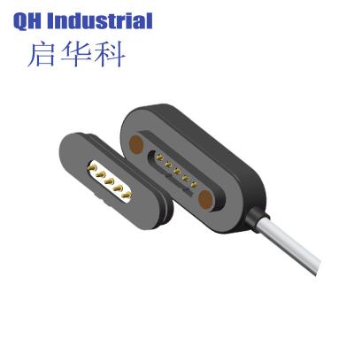 China 5Pin Male Female Home Application Device with Switch Smart  Device Magnetic USB Cable Charging Power Connector for sale