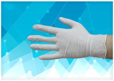 China White Color Disposable Sterile Gloves Multi Size Anti Puncture Reduce Hand Fatigue for sale