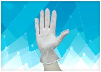 China Polyvinylchloride Vinyl Exam Gloves Powder Free Non - Sterile Puncture Resistant for sale