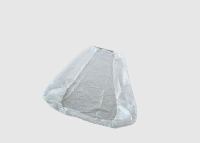 中国 白い色の使い捨てのシーツ、使い捨て可能なマッサージのベッド・カバーの液体証拠 販売のため