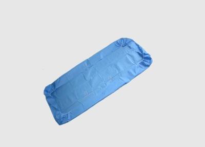 China Breathable Disposable Bed Sheets . Disposable Mattress Protector Blue Color for sale