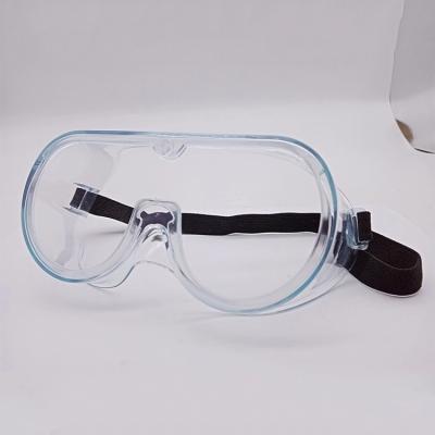 China Custom Medical Safety Goggles Double Layer PC Lens White Frame  Anti - splash for sale
