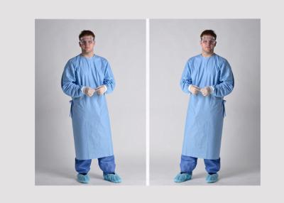 China Puño hecho punto respirable disponible del vestido quirúrgico de 4 lazos respetuoso del medio ambiente en venta