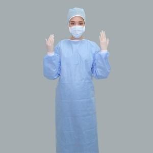 China No Stimulus Sterile Surgical Gowns PP / SMS Material Feeling Soft CE Approved for sale