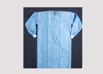China Abrasion Resistant Disposable Surgical Gown Spunbonded With ISO Certification for sale